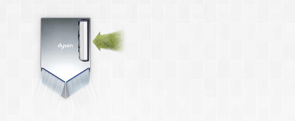 Dyson Airblade V sušač za ruke sa HEPA-filterom 